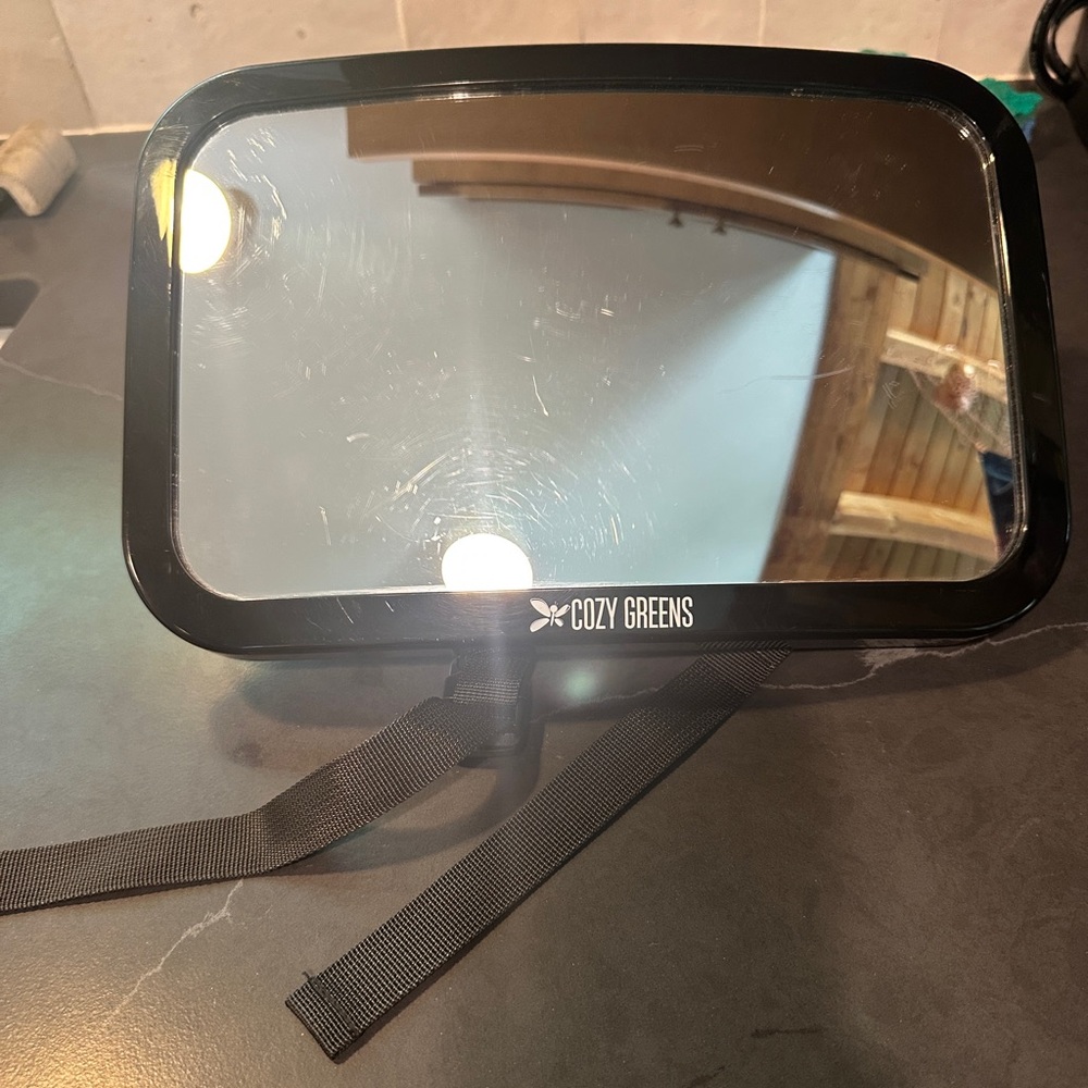 Shatterproof baby car mirror